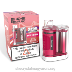 SKE Vape Disposable - SKE Crystal 4 in 1 2400 pod készlet vegyesen P2DD98 rózsa kiadás