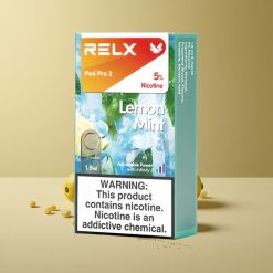 RELX Pod Pro 2 600 Puffs Citrom Menta 5% nikotintartalom
