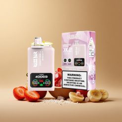 Razz Bar 40000 Puffs Eldobható E-sigaret Eper Banán Red Bull Jég Power Screen Display