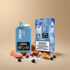 Razz Bar 40000 Puffs Peach Jég_Áfonya Jég Típus-C Port