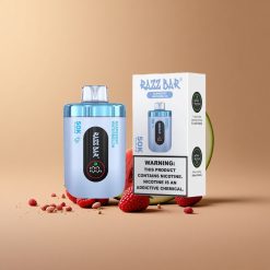 Razz Bar 50K Puffs Elszívható E-szigaret Málna Görögdinnye 1.0 Ohm Mesh Coil